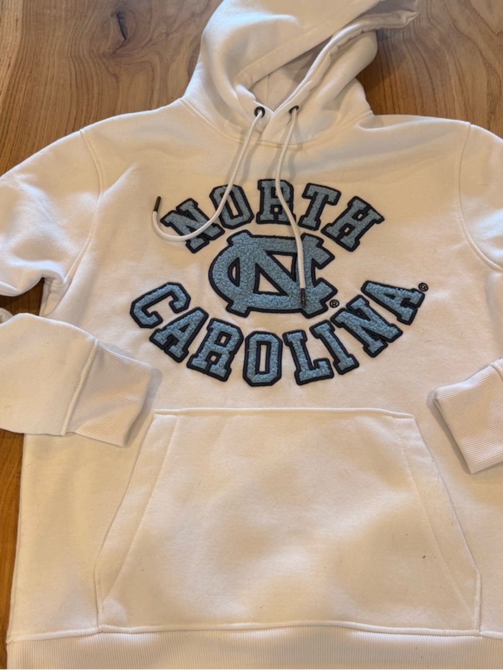North Carolina White & Carolina Blue Campus Hoodie